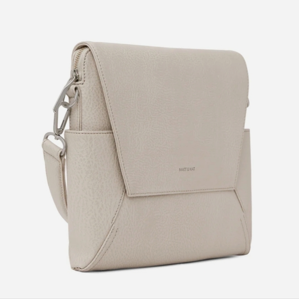 MATT & NAT Minka Hobo Shoulder Bag Dwell Cream Vegan Leather